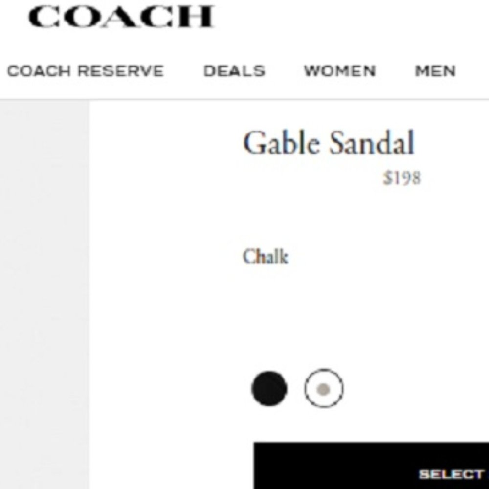 $128 *NEW* COACH (Chalk) Gable - Picture 3 of 16